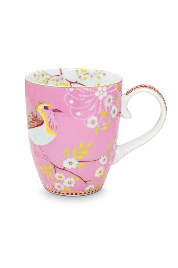 0020238 floral mug large early bird pink 800