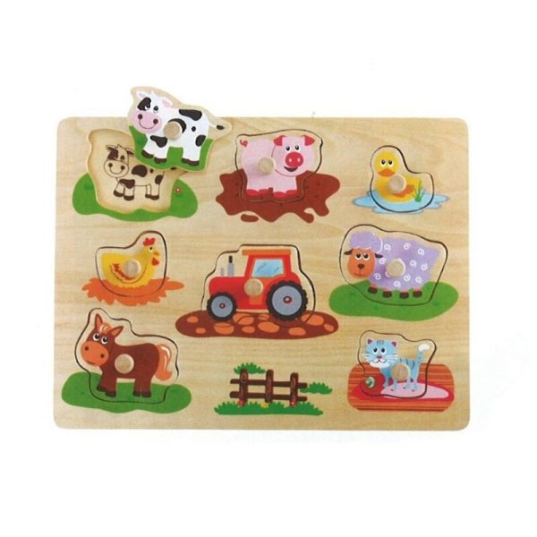 peg puzzle farm animals 85276